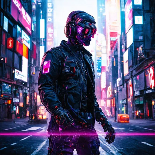 Prompt: cyberpunk