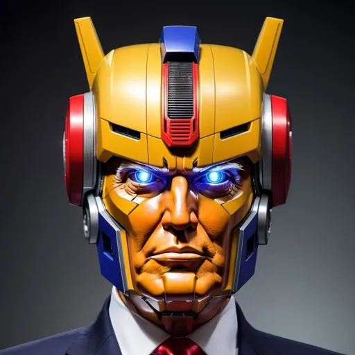 Prompt: Donald Trump as an Autobot.