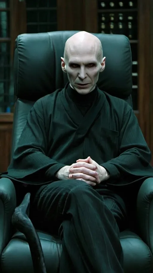 Prompt: Voldemort as a therapist.
