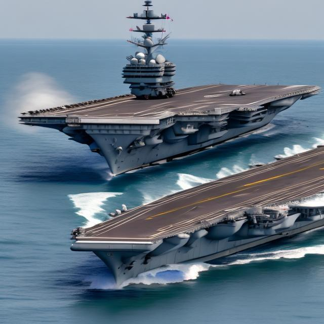 Prompt: aircraft carrier 
