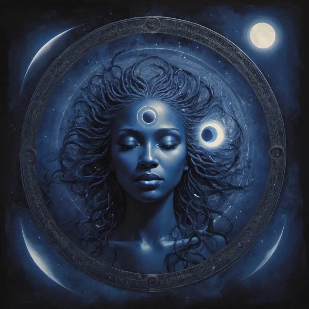 Prompt: album art for a song called "eclipsed spirits" artist name "Jeremy Shipley"