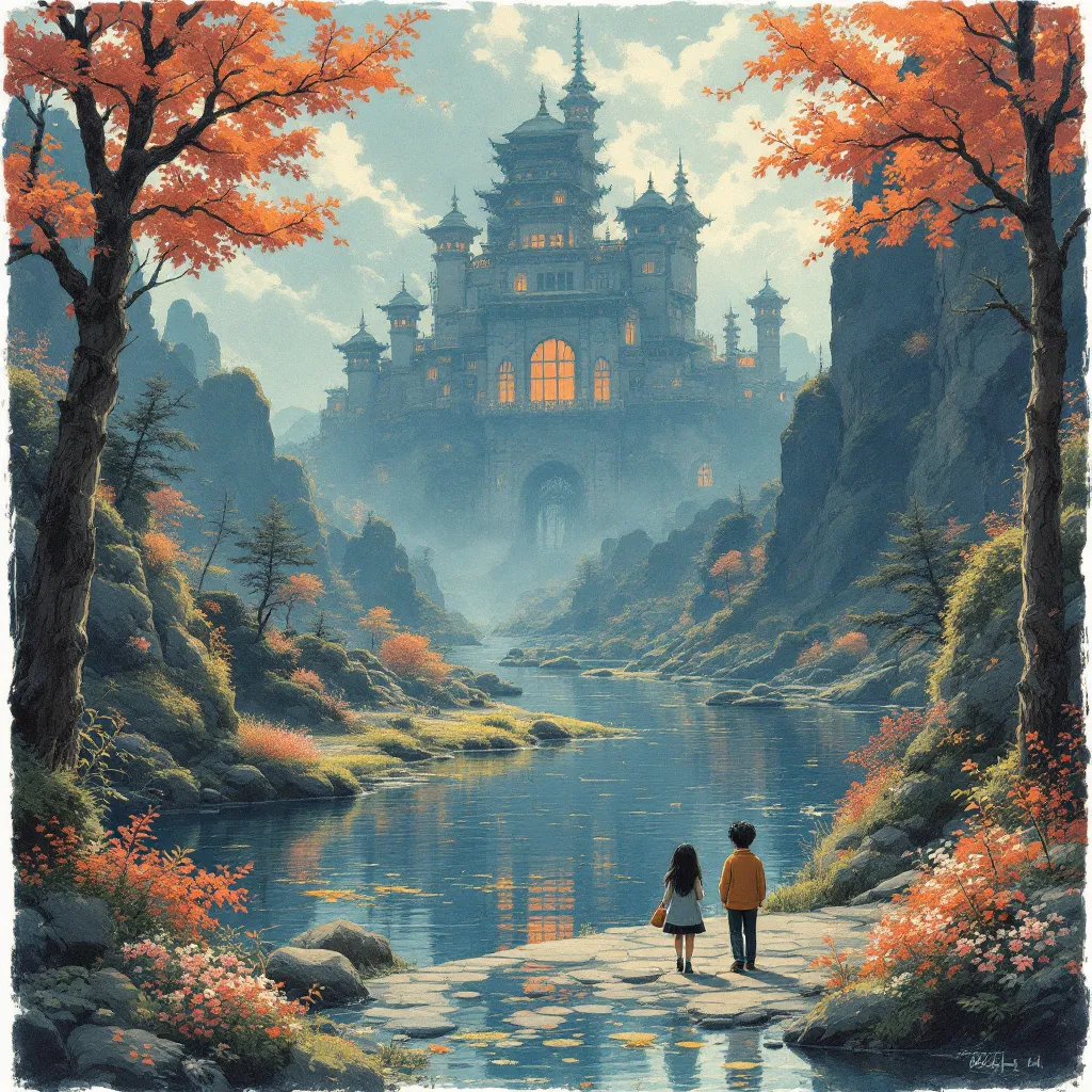 Prompt: Ghibli art 