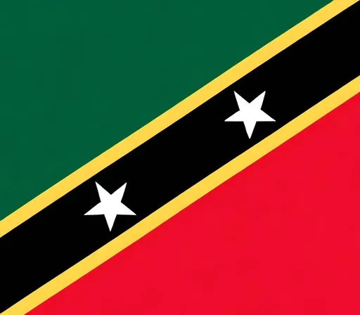 Prompt: st kitts and nevis flag