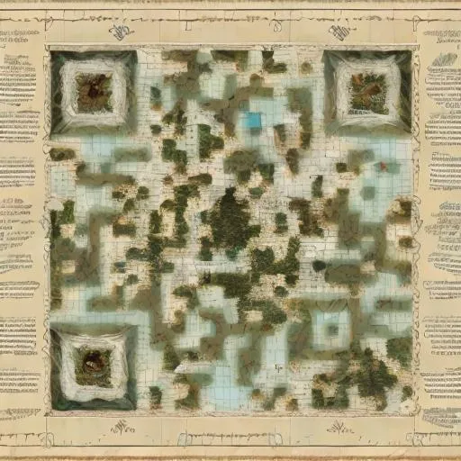 Prompt: highly detailed dnd world map, 16k, hyperdetailed, medieval, map old parchment paper, game asset