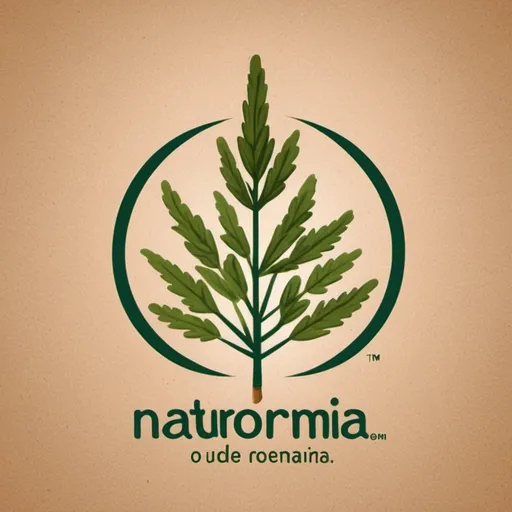 Prompt: Un logo pour une gamme des produits des cheveux naturels du romarin sous le nom les naturosmar