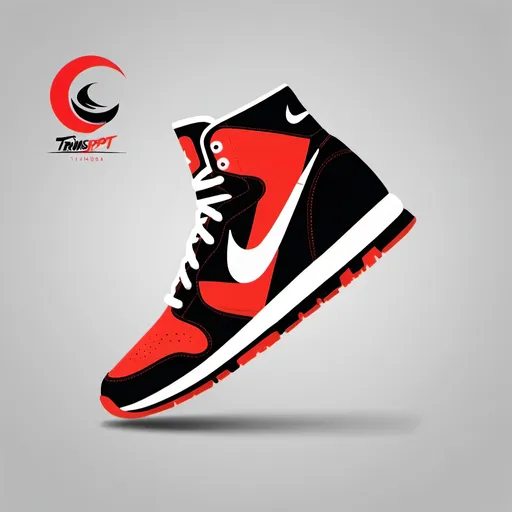 Prompt: Design a modern and sleek logo for a business called 'TriniSneakerSpot,' specializing in importing authentic Nike sneakers to Trinidad and Tobago. The logo should incorporate elements that represent Trinidad and Tobago, such as the colors red, black, and white or the national flag. The design should be bold and clean, featuring a stylized sneaker icon or silhouette as a central element. The overall aesthetic should appeal to sneaker enthusiasts, conveying a sense of exclusivity, authenticity, and trendiness."