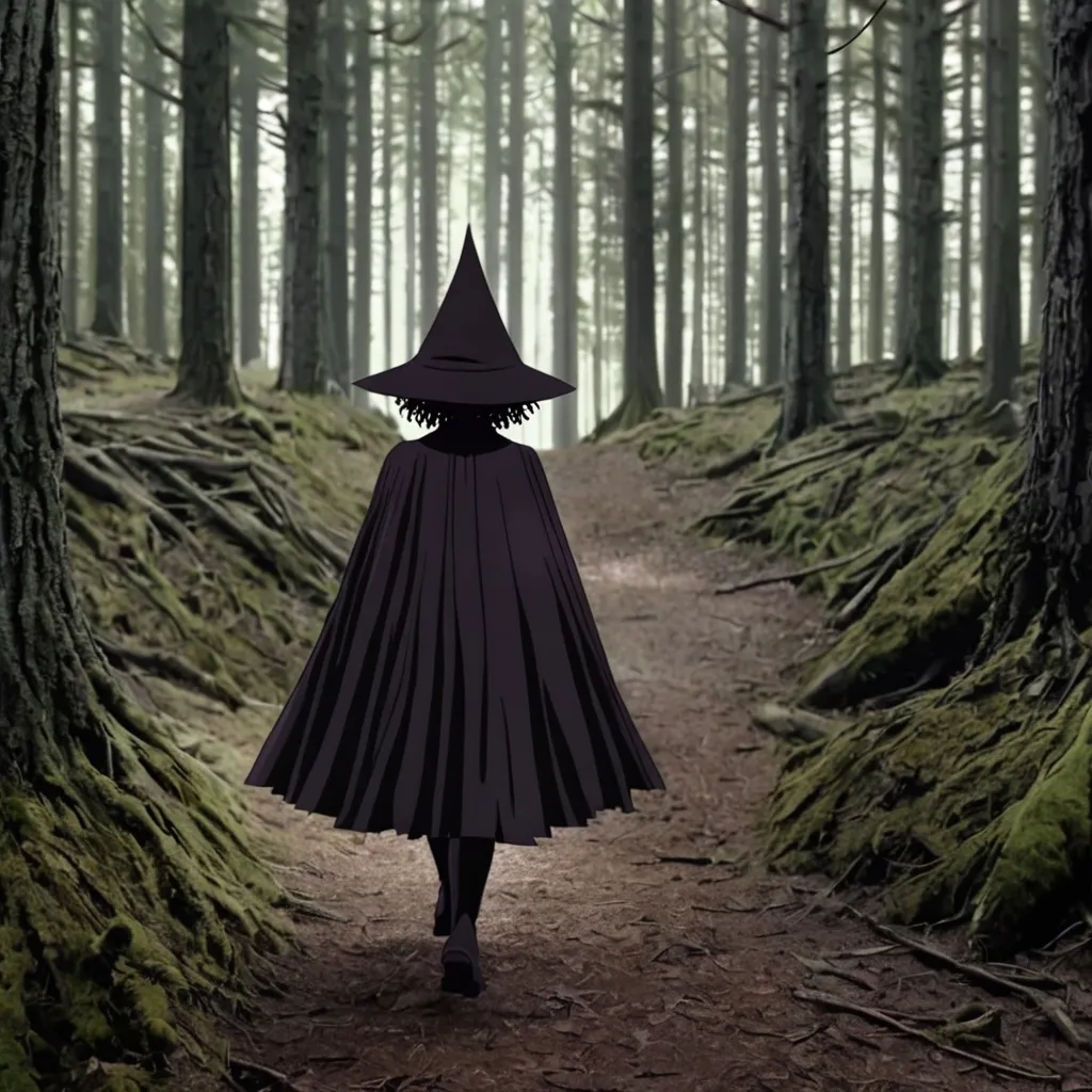 Prompt: Schierke walking through woods 