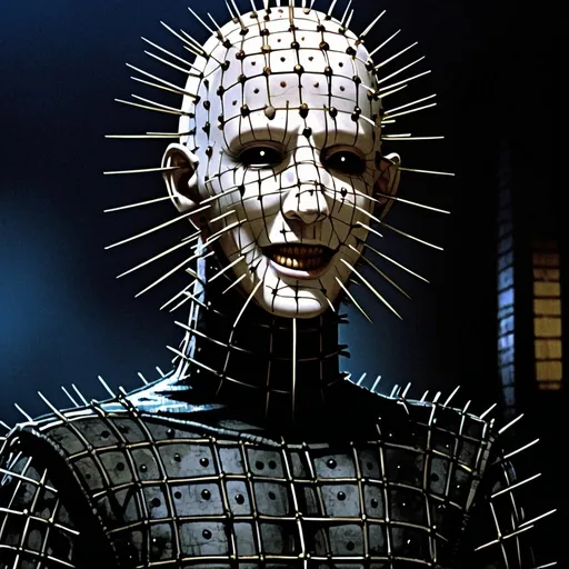 Prompt: Pinhead from Hellraiser near Leviathan 