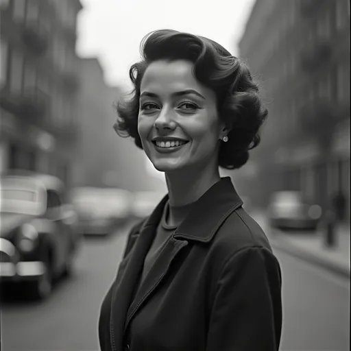 Prompt: Beautiful young Italian woman in 1950s Brooklyn 