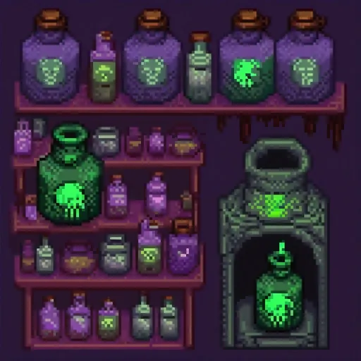 Prompt: Faceless spectre selling potions, eerie and mystical atmosphere, dark and haunting, hauntingly beautiful, detailed potion bottles, misty and ethereal, high quality, digital art, dark fantasy, ominous lighting, purple and green tones, enchanting, mysterious