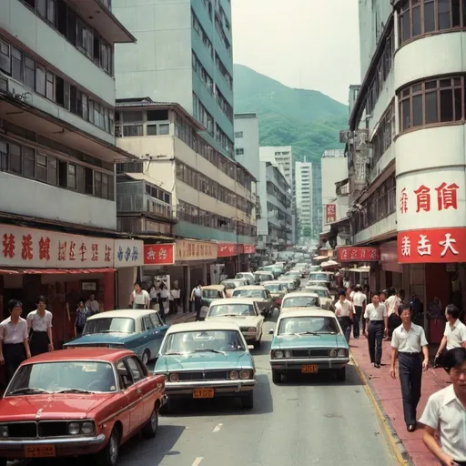 Prompt: Hong Kong in the 1970s