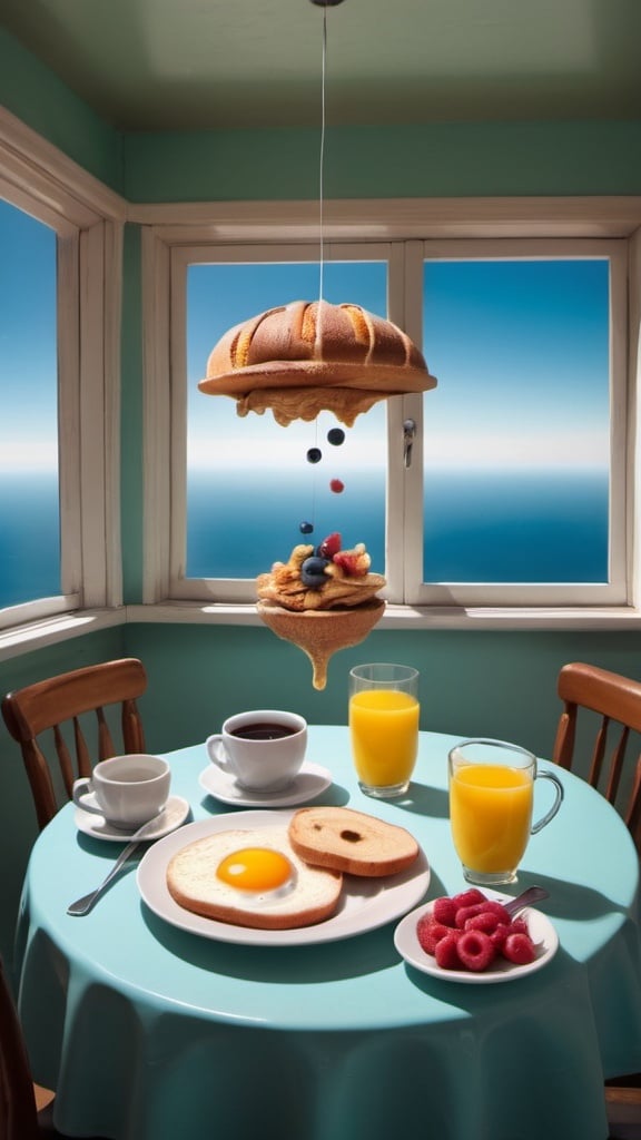 Prompt: Surreal breakfast