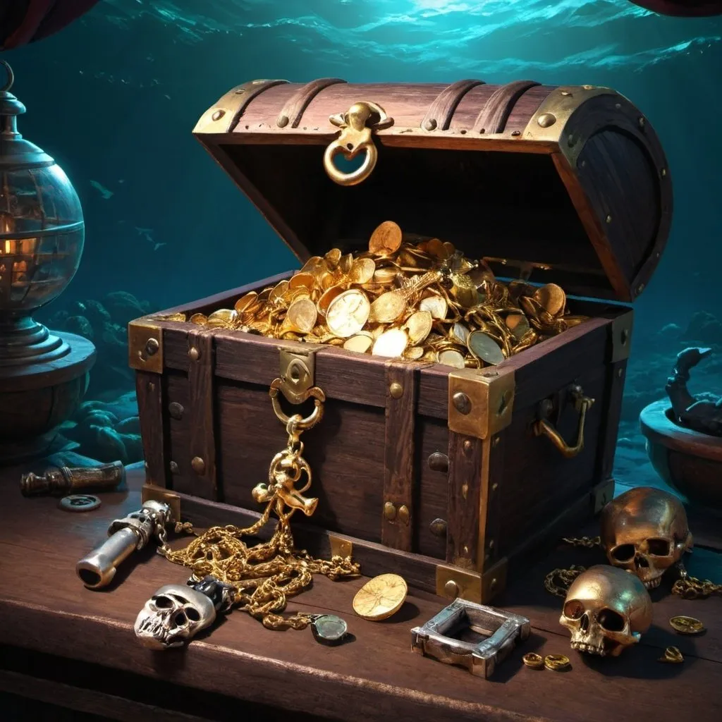 Prompt: A pirate’s treasure