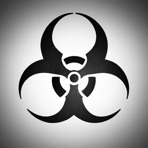 Prompt: Image of a biohazard symbol
