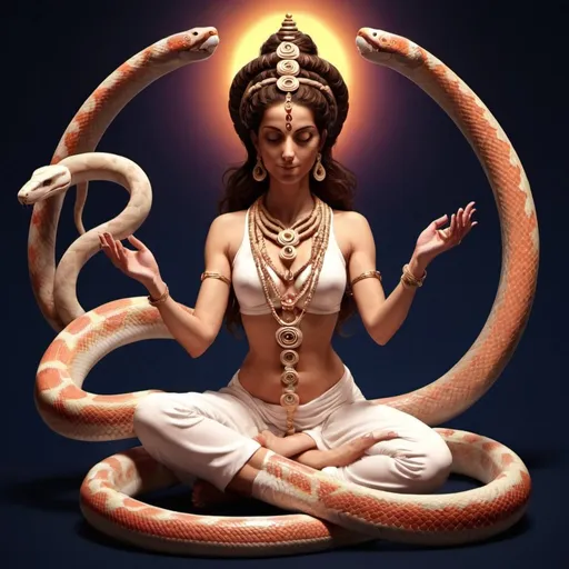 Prompt: kundalini snake shakti animated
 image 

