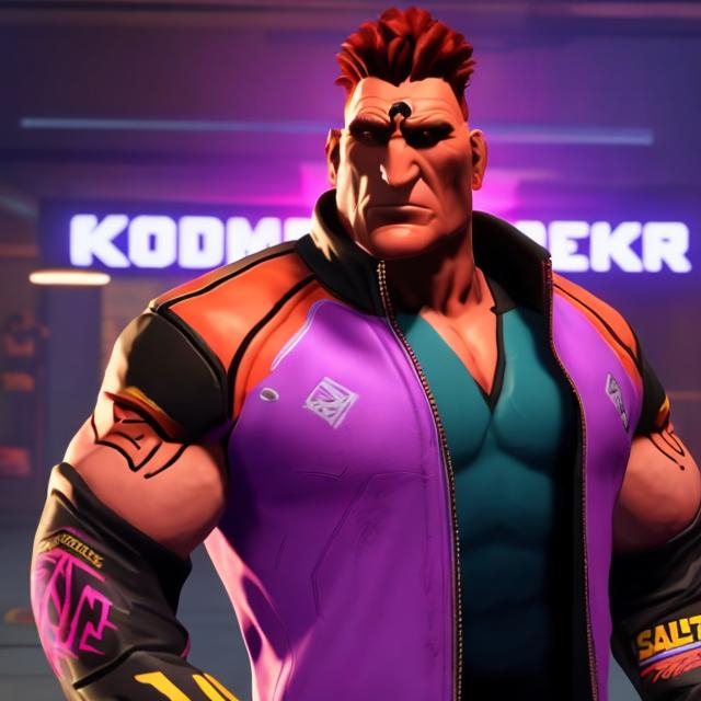 Prompt: KEN SHAMROCK AGENTS OF MAYHEM