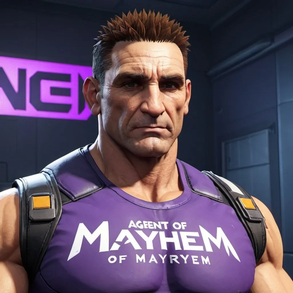 Prompt: ken shamrock agents of mayhem