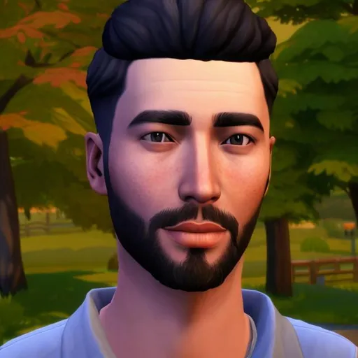 Prompt: LUCAS LEE SIMS 4