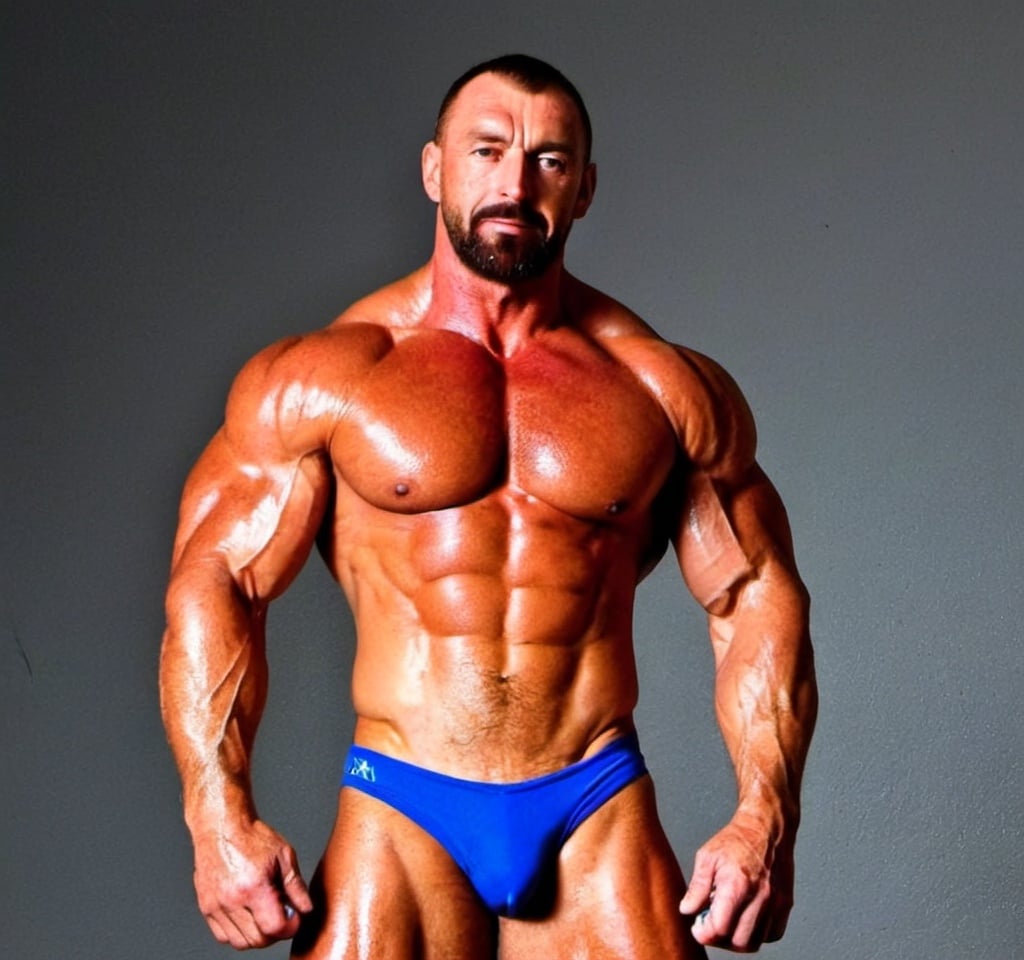 Prompt: vladimir kozlov gay musclehunk bara