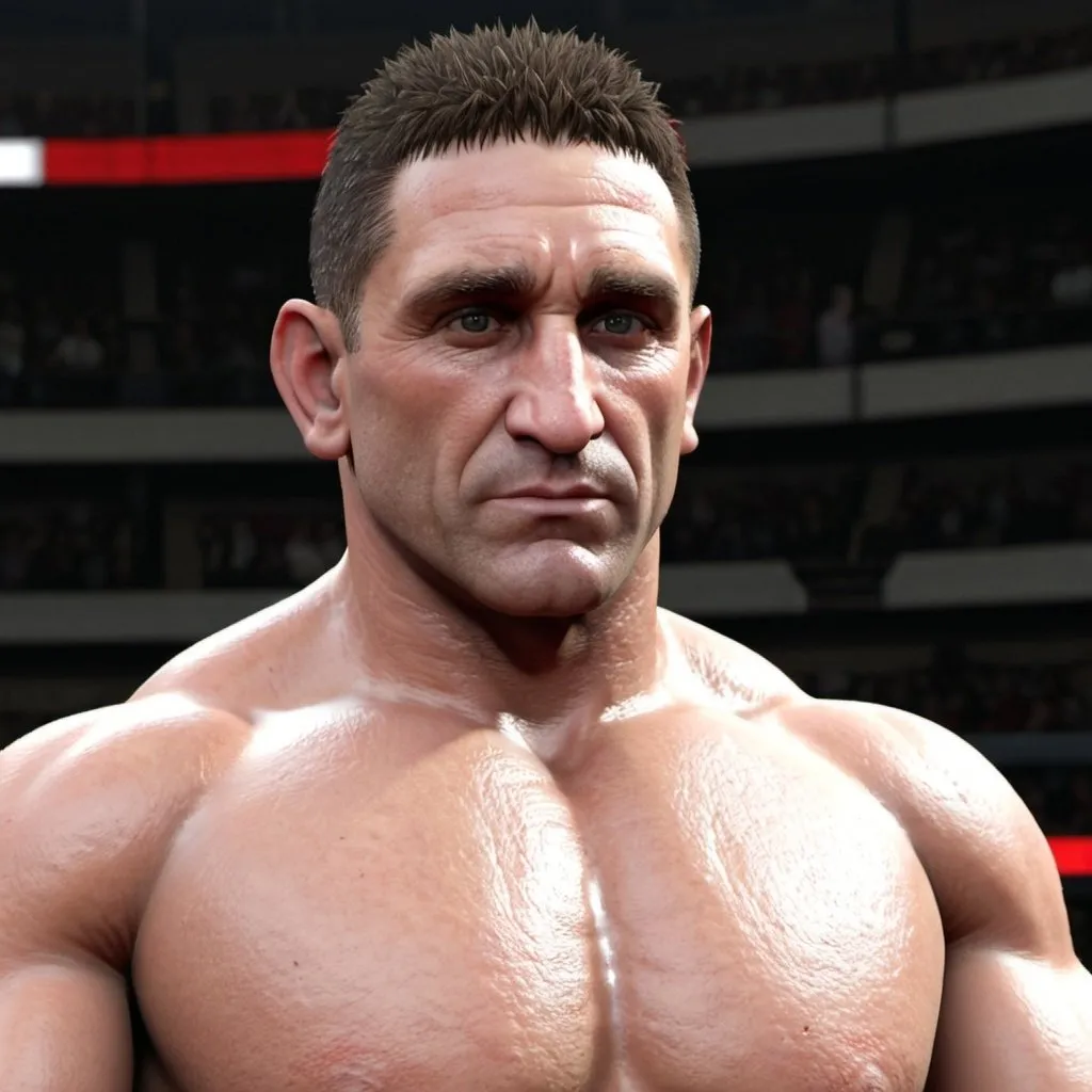 Prompt: ken shamrock wwe 2k25