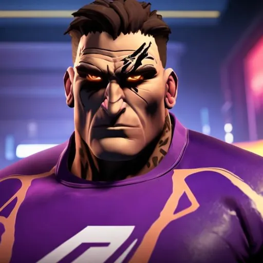 Prompt: KEN SHAMROCK AGENTS OF MAYHEM