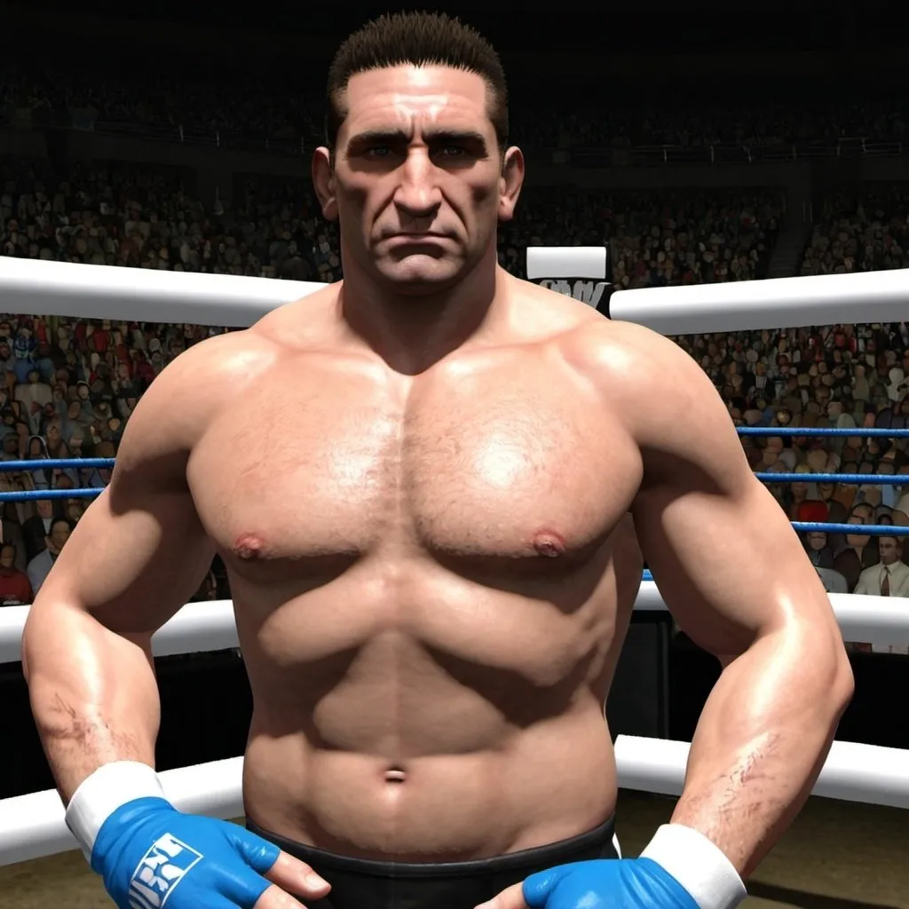 Prompt: ken shamrock smackdown vs raw 2011 ps2
