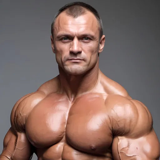 Prompt: vladimir kozlov musclehunk bara 
