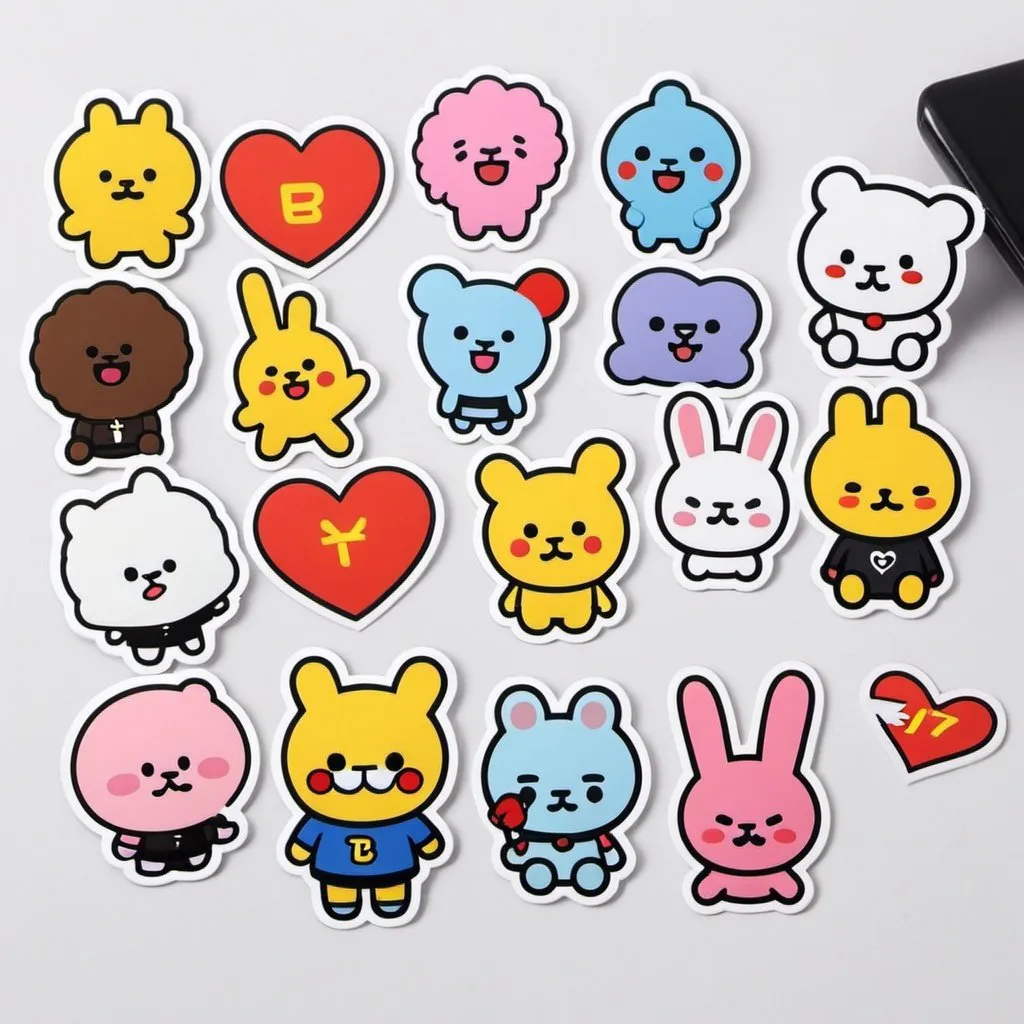 Prompt: BT21 sticker