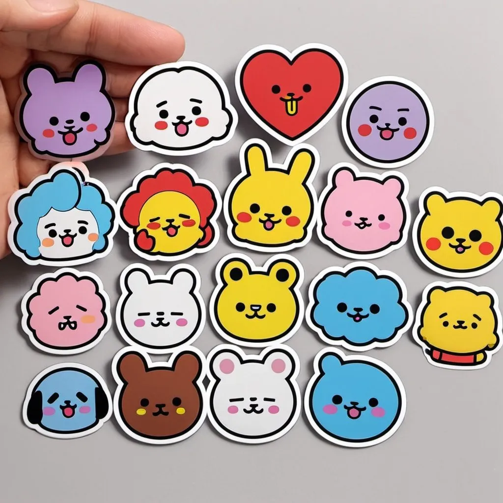 Prompt: BT21 sticker