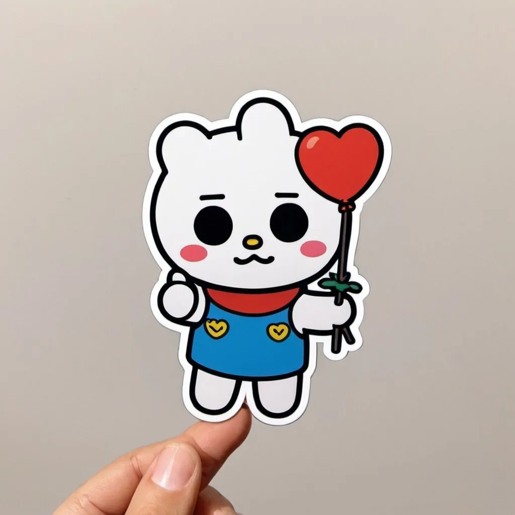 Prompt: BT21 sticker