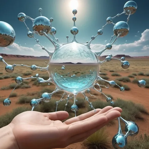 Prompt: Wallpaper art, liquid design in the background, biomes, overlaying watermark neurotransmitter, pearlescent, high plains graphic, forming Nueral atoms the 2nd dimension in our hand, high plains, biopunk, first person perspective, 