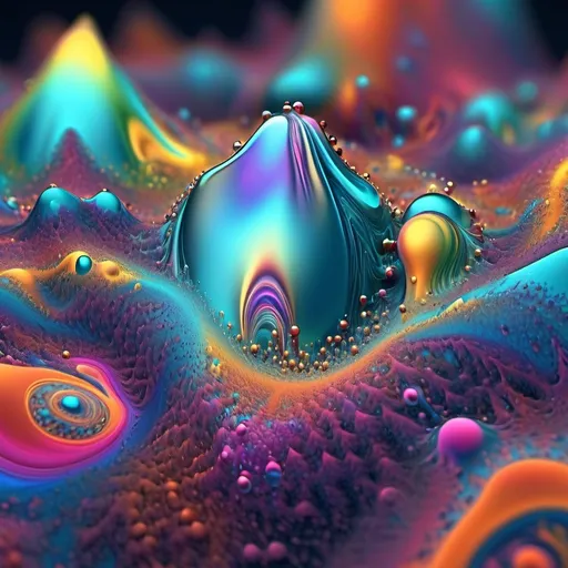 Prompt: Wallpaper art, liquid design in the background, biomes, overlaying watermark neurotransmitter, pearlescent, high plains graphic, forming mini Nueral atoms the 2nd dimension, reflective, 3D color visual, fractal