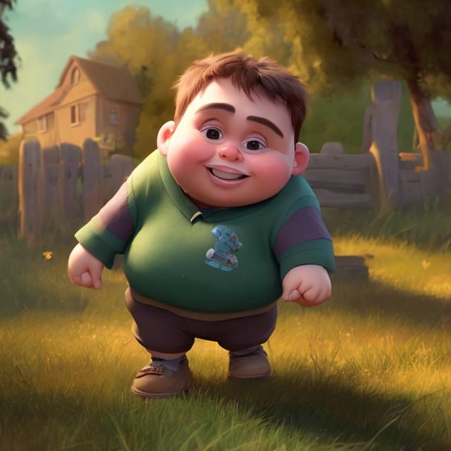 Prompt: Once upon a time in the peaceful town of Willowbrook, lived a young boy named Max. Max was a bit on the heavier side, and his round cheeks and hearty laugh were well-known among his friends and family. Despite his jovial nature, Max often struggled with his weight and self-confidence.

