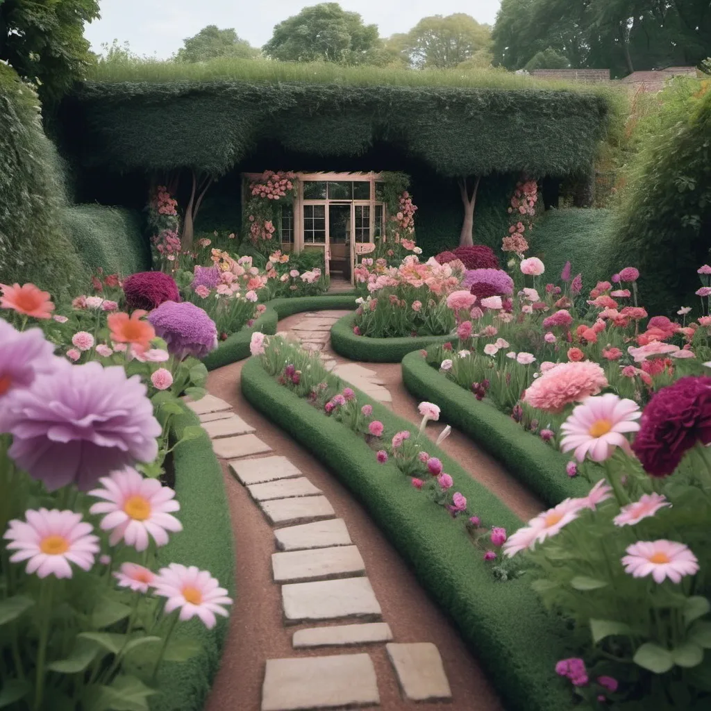 Prompt: can you make me a garden with flowers