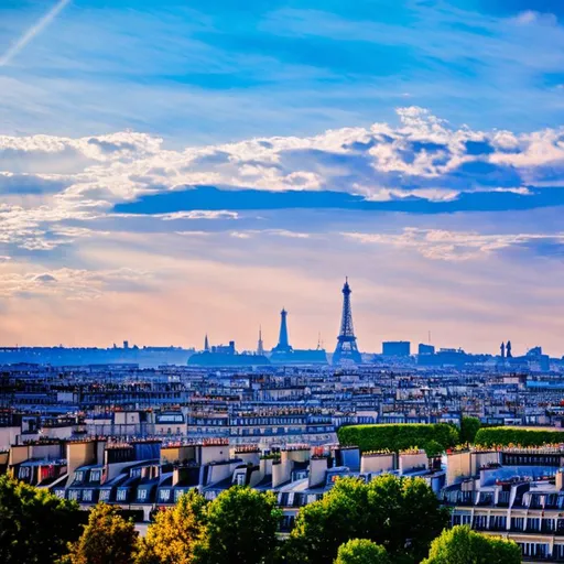 Prompt: the city of paris