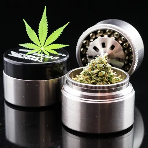 Prompt: Cannabis grinder