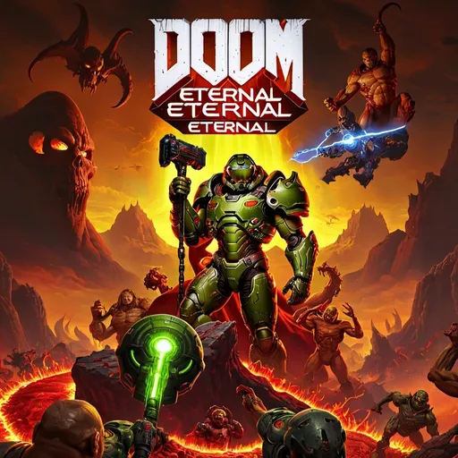 Prompt: Doom Eternal 