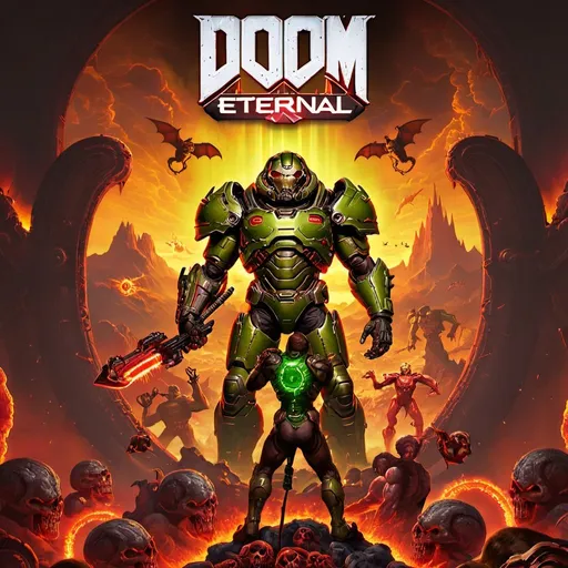 Prompt: Doom Eternal 