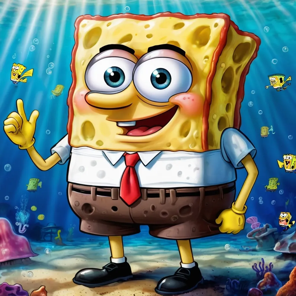 Prompt: spongbob