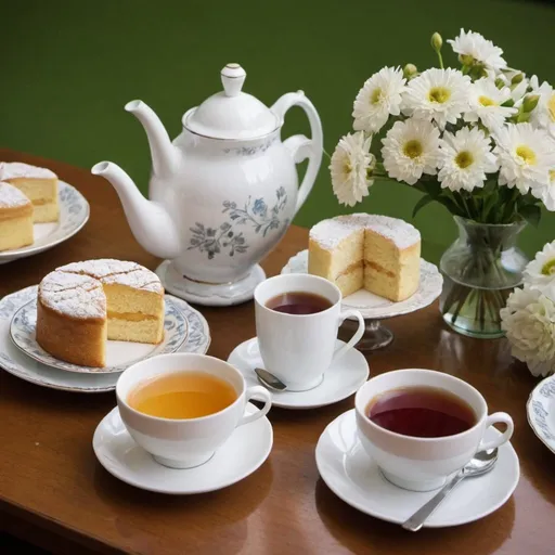Prompt: I want to create an image for our department's Morning Tea gathering. 
