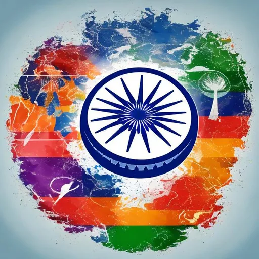 Prompt: India 
Map
Global 
Culture
Logo
Flag
Define
Artistic