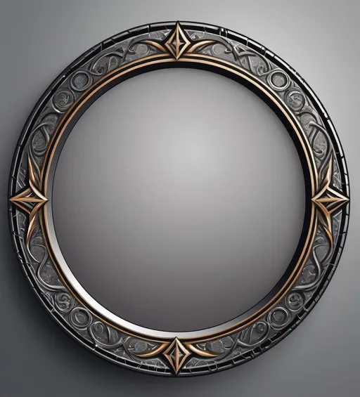 Prompt: a circle token, slim outer edge, outer edge adorned with rogue style, empty inside the circle, white background, fantasy, pattern illustration