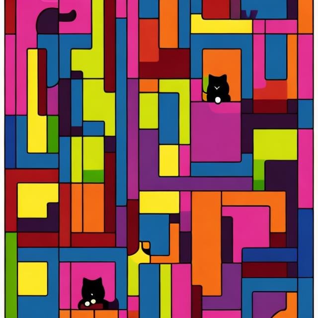 Cats as Tetris Pieces