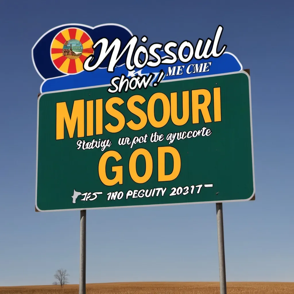 Prompt: missouri show me god state