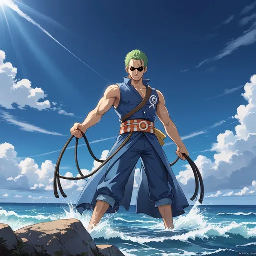 Prompt: Zoro from One Piece 