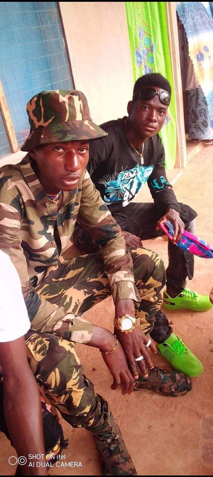 Prompt: Army ALi Boubacar Military gangster best friend