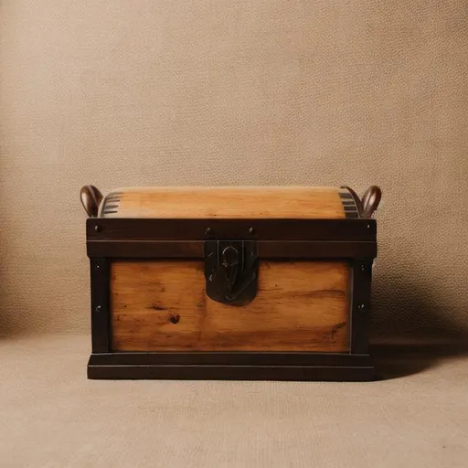 Prompt: wooden chest
