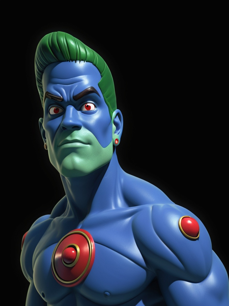 Prompt: captain planet
