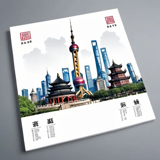 Prompt: A4 size of shanghai design tour