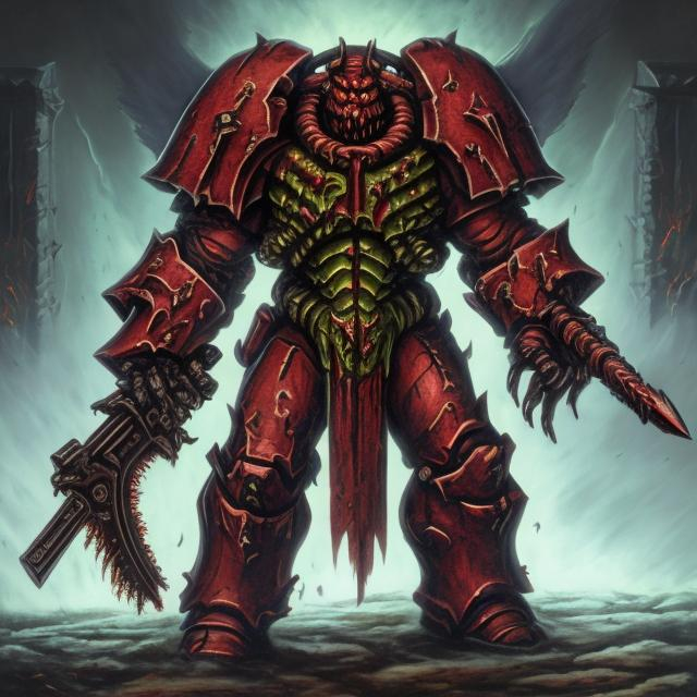 Prompt: Demonic Doomslayer 